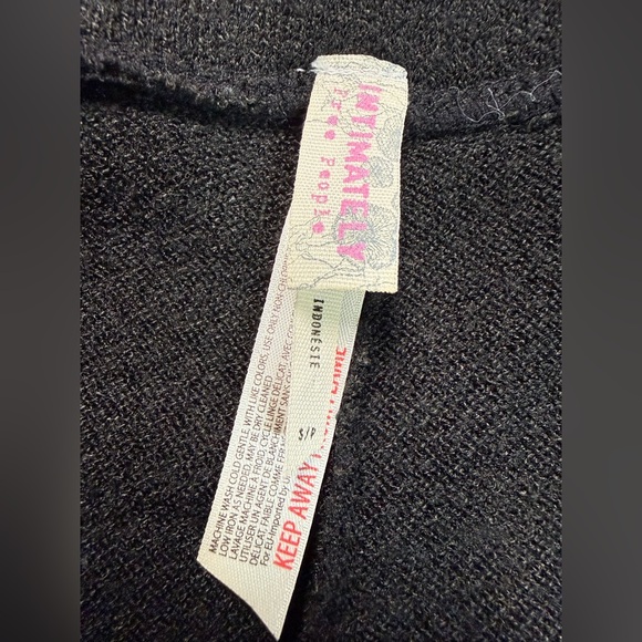 Free People Intimately Black Ribbed Leggings - Picture 8 of 14